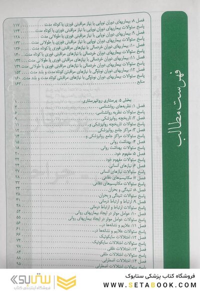 بانک سوالات پرستاری