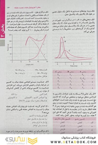 بانک آزمون فیزیولوژی پزشکی گایتون/هال 2021