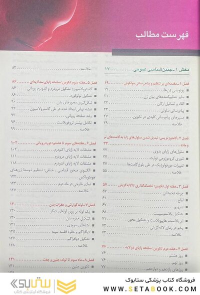 جنین شناسی پزشکی لانگمن 2019