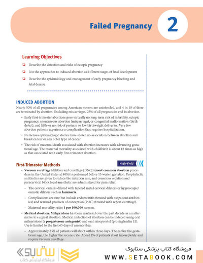 USMLE Step 2 CK Lecture Notes 2022: Obstetrics and Gynecology