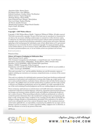 Computed Tomography for Technologists: A Comprehensive Text 2nd Edicion