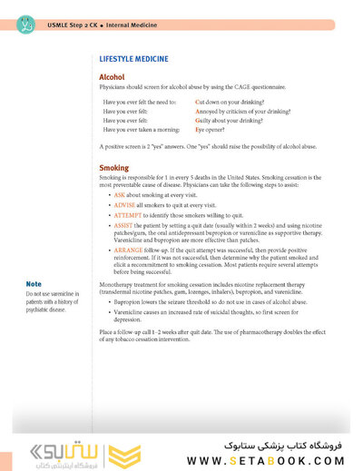 USMLE Step 2 CK Lecture Notes 2022: Internal Medicine