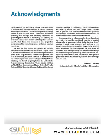 Junqueira's Basic Histology: Text and Atlas, Sixteenth Edition