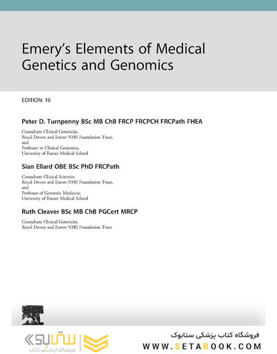 Emery'S Elements of Medical Genetics and Genomics