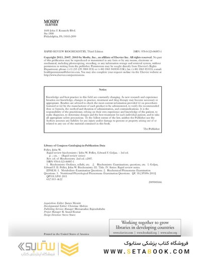 Rapid Review Biochemistry, 3rd Edition