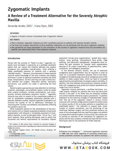 Perspectives on Zygomatic Implants, An Issue of Atlas of the Oral & Maxillofacial Surgery Clinics: Volume 29-2
