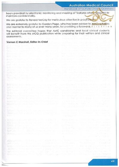 Handbook of Multiple Choice Questions