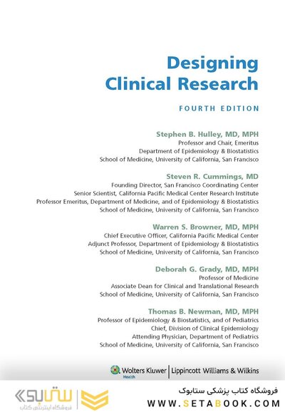 کتاب Designing Clinical Research