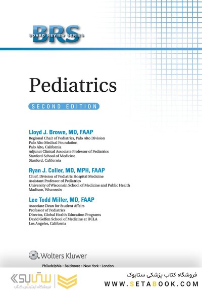 BRS Pediatrics (Board Review Series) , Second Edition 2018