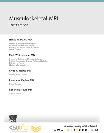 Musculoskeletal MRI 3rd Edition2019