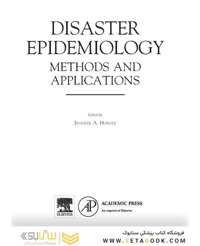 Disaster Epidemiology: Methods and Applications2017