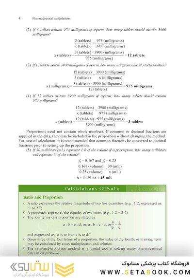 Pharmaceutical Calculations, 15th Edition2016