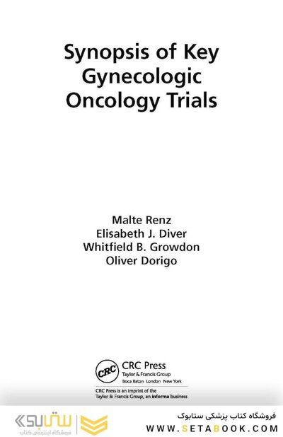 Synopsis of Key Gynecologic Oncology Trials