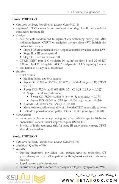 Synopsis of Key Gynecologic Oncology Trials