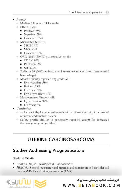 Synopsis of Key Gynecologic Oncology Trials