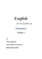 English for the students of Dentistry (volume 1)