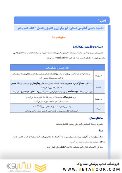 بسته آموزشی ترمیمی همراه با فیلم آموزشی