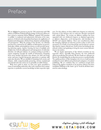 Williams Textbook of Endocrinology 15th Edition 2024