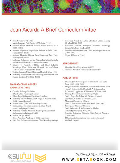 Aicardi’s Diseases of the Nervous System in Childhood , 4th Edition 2018