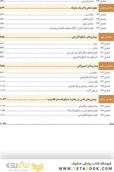 اصول طب داخلی هاریسون 2022 بیماریهای عفونی باکتریال