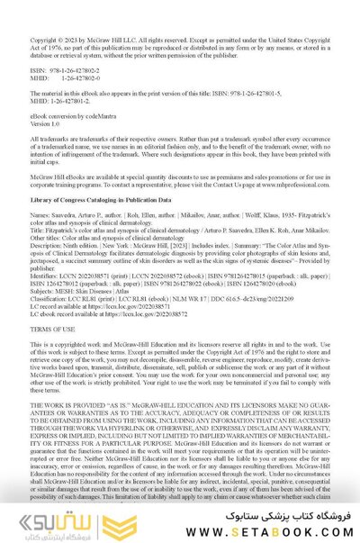 Fitzpatrick's Color Atlas and Synopsis of Clinical Dermatology, Ninth Edition 2024