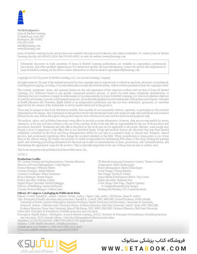 Principles of Health Education and Promotion
