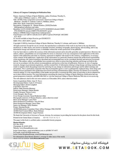 ACSM's Body Composition Assessment First Edition