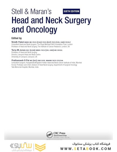 Stell & Maran's Head and Neck Surgery and Oncology 6th Edition