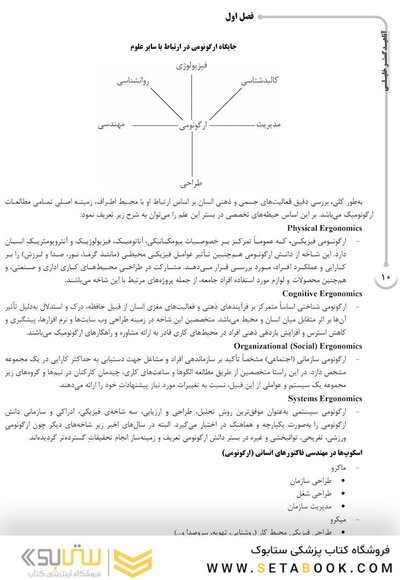 AGK درسنامه ارگونومی مهندسی فاکتورهای انسانی (ویژه کارشناسی ارشد رشته مهندسی بهداشت حرفه ای)