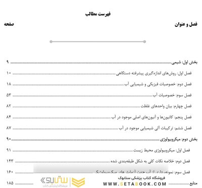 AGK درسنامه شیمی و میکروبیولوژی آب و فاضلاب (ویژه  کارشناسی ارشد و دکتری رشته بهداشت محیط)