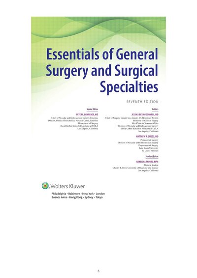 Essentials of General Surgery and Surgical Specialties 7th Edition