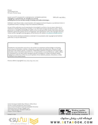 BAILEY AND SCOTTS DIAGNOSTIC MICROBIOLOGY WITH ACCESS CODE 16ED