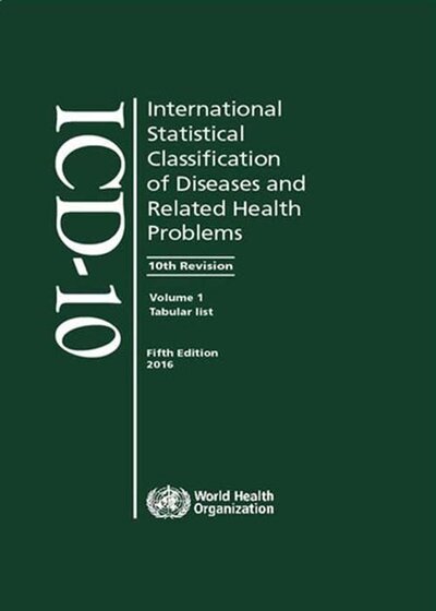 ICD 10: International Statistical Classification of Diseases and Related Health Problems - 3-2-1Vol