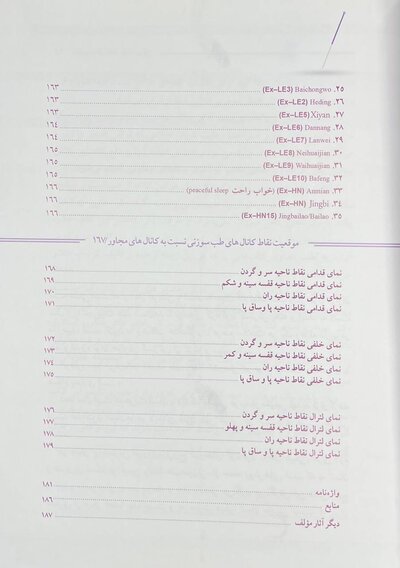 اطلس رنگی نقاط طب سوزنی و فشاری