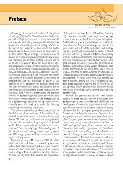 Gordis Epidemiology 6th Edition