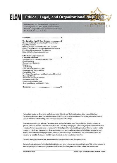 ssential Med Notes 2019 کتاب تورنتو نوت آزمون پزشکی کانادا