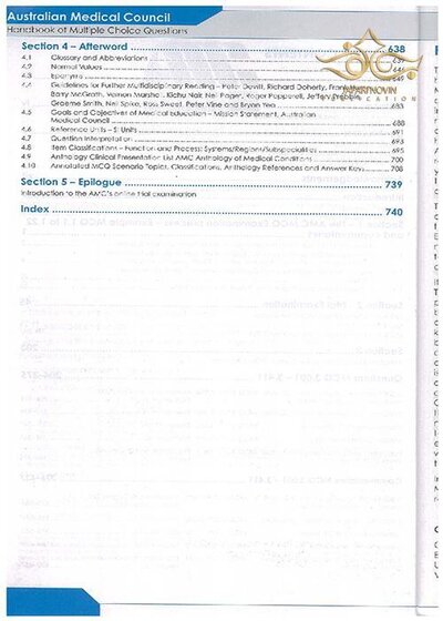Handbook of Multiple Choice Questions