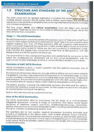 Handbook of Multiple Choice Questions