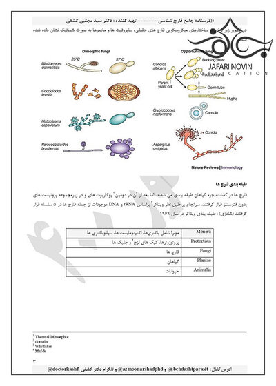 جزوه قارچ شناسی ویرایش ششم