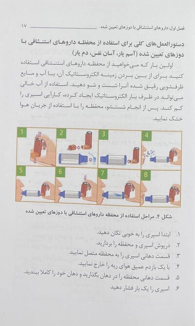 کتاب داروهای استنشاقی در بیماران ریوی