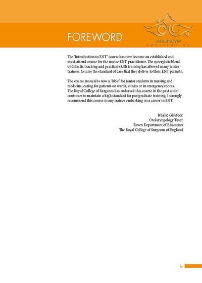 ENT: An Introduction and Practical Guide