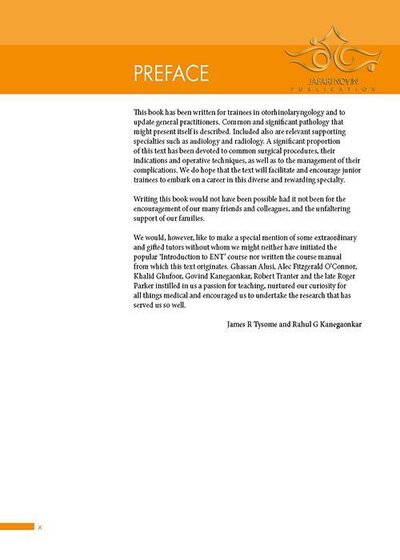 ENT: An Introduction and Practical Guide