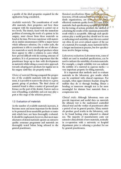 Applied Dental Materials