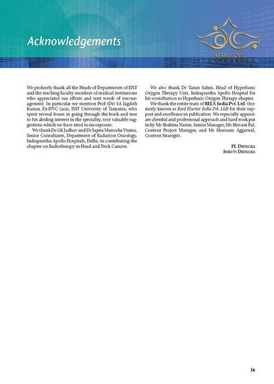 Diseases of Ear, Nose and Throat