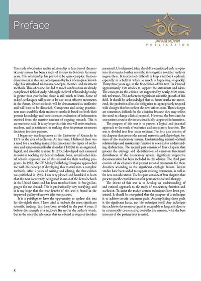 Management of Temporomandibular Disorders and Occlusion 2020