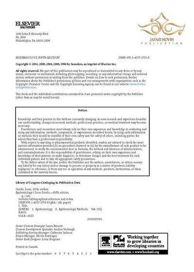 Epidemiology : with STUDENT CONSULT Online Access