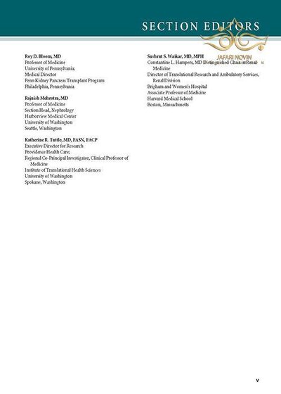 Chronic Kidney Disease, Dialysis, and Transplantation