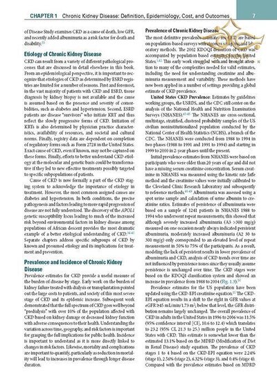 Chronic Kidney Disease, Dialysis, and Transplantation