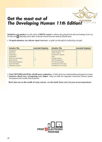 The Developing Human: Clinically Oriented Embryology 2019