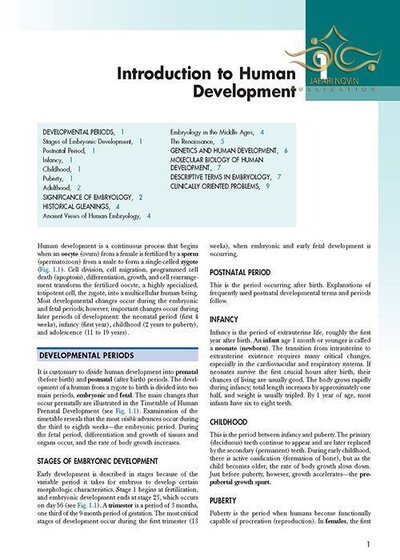 The Developing Human: Clinically Oriented Embryology 2019